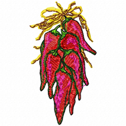 Pepper Embroidery Design 10 Pepper Embroidery Design 10